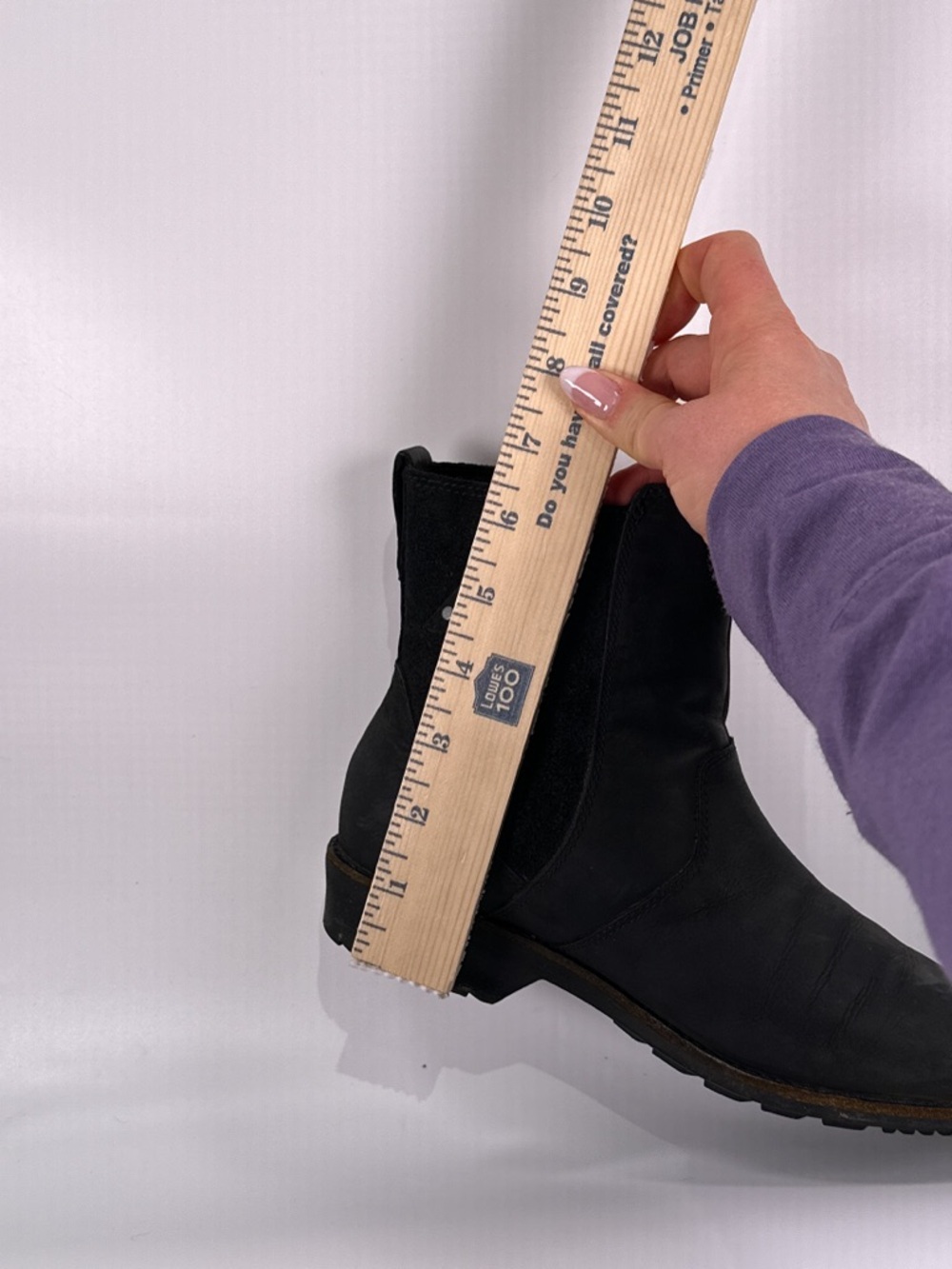 Teva Ellery Ankle WP Boot Strappy Waterproof Leather Black Size 8 - Picture 10 of 11